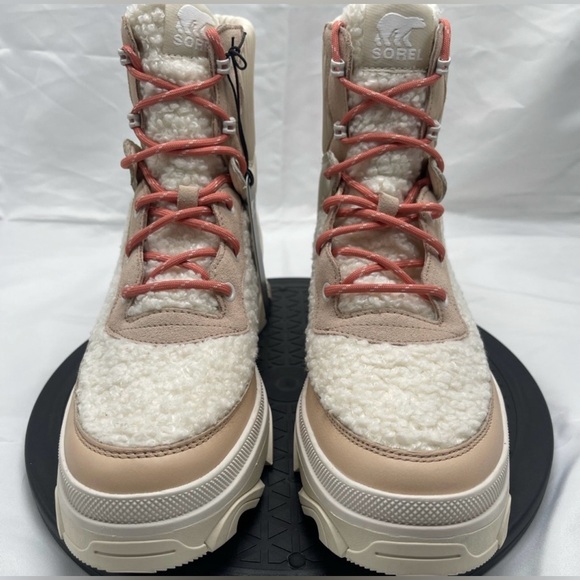 NEW Sorel Brex Cozy Shearling Lug Sole Waterproof Boots 9.5 - Picture 6 of 12